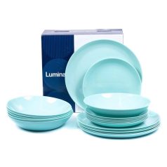   Luminarc Diwali Light Turquoise, 18 részes étkészlet - 0 Ft posta